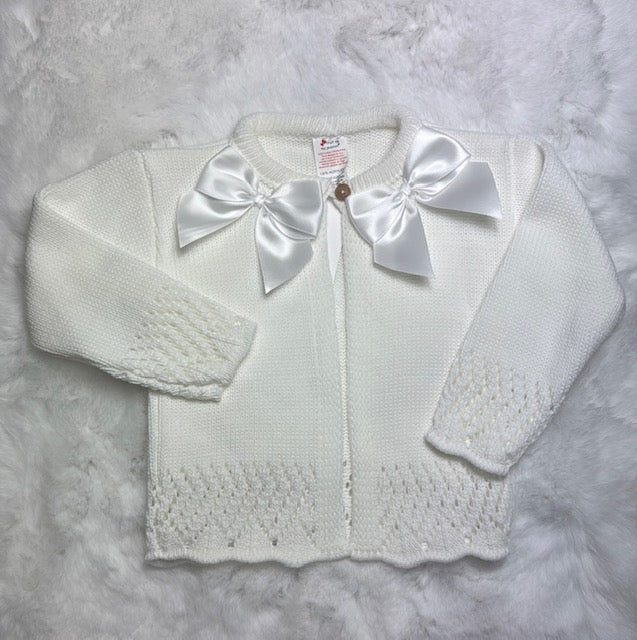 Girls' Bow Cardigans