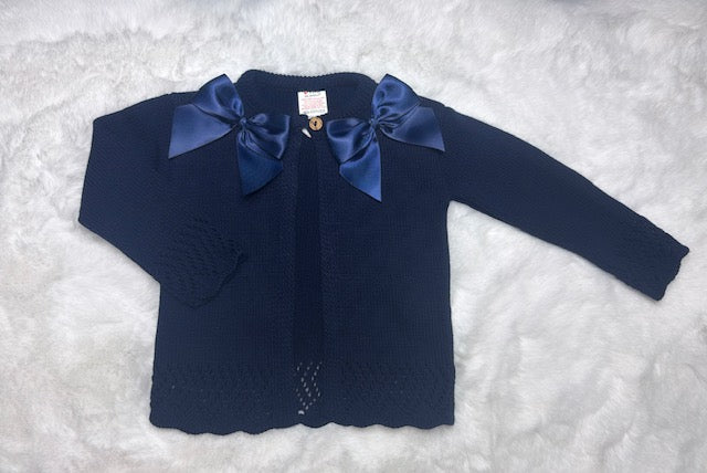 Girls' Bow Cardigans