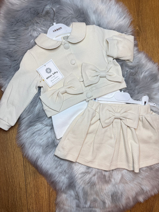 Girls 3-Piece Skirt Set