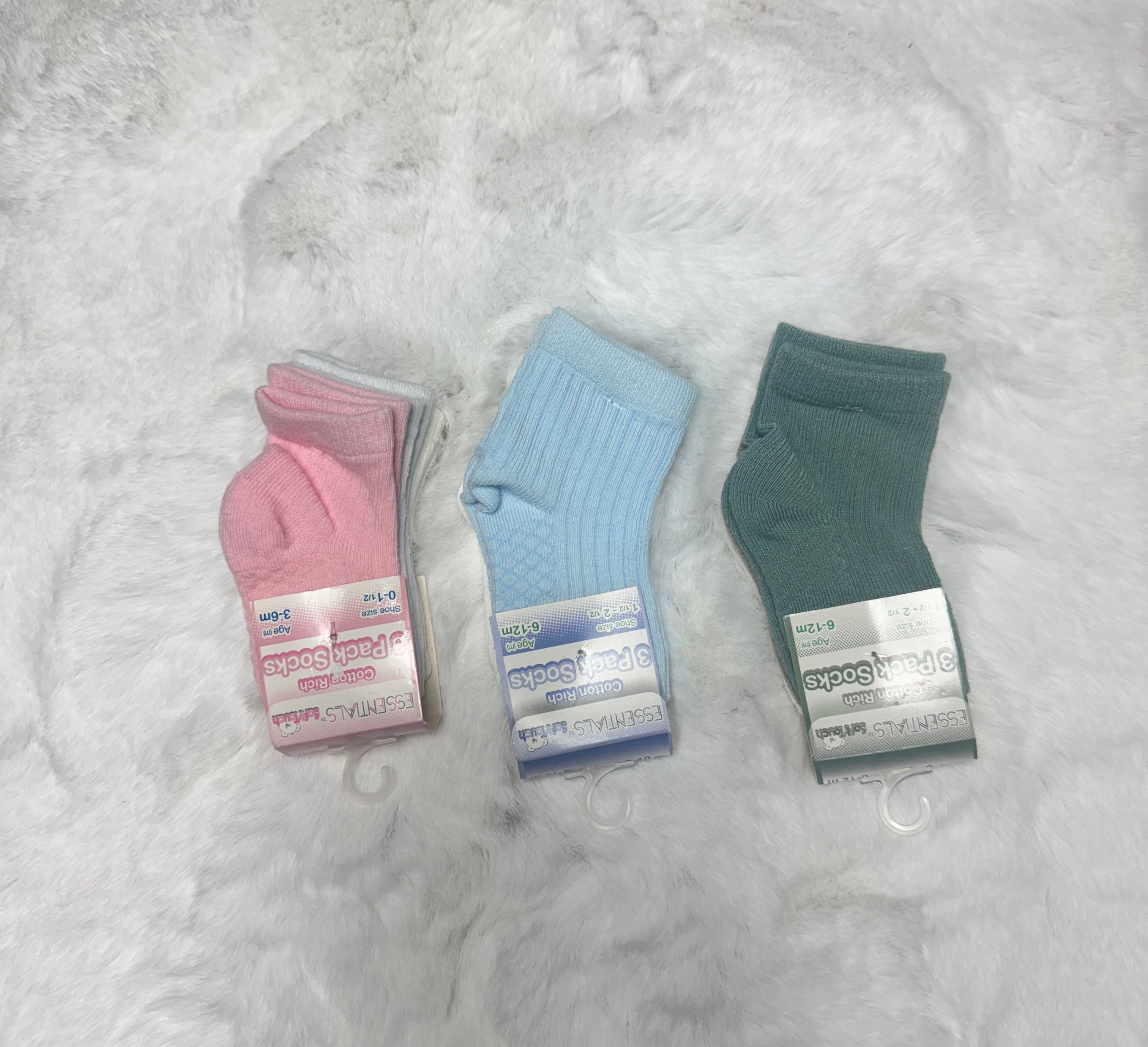 Babys' Plain Ankle Socks