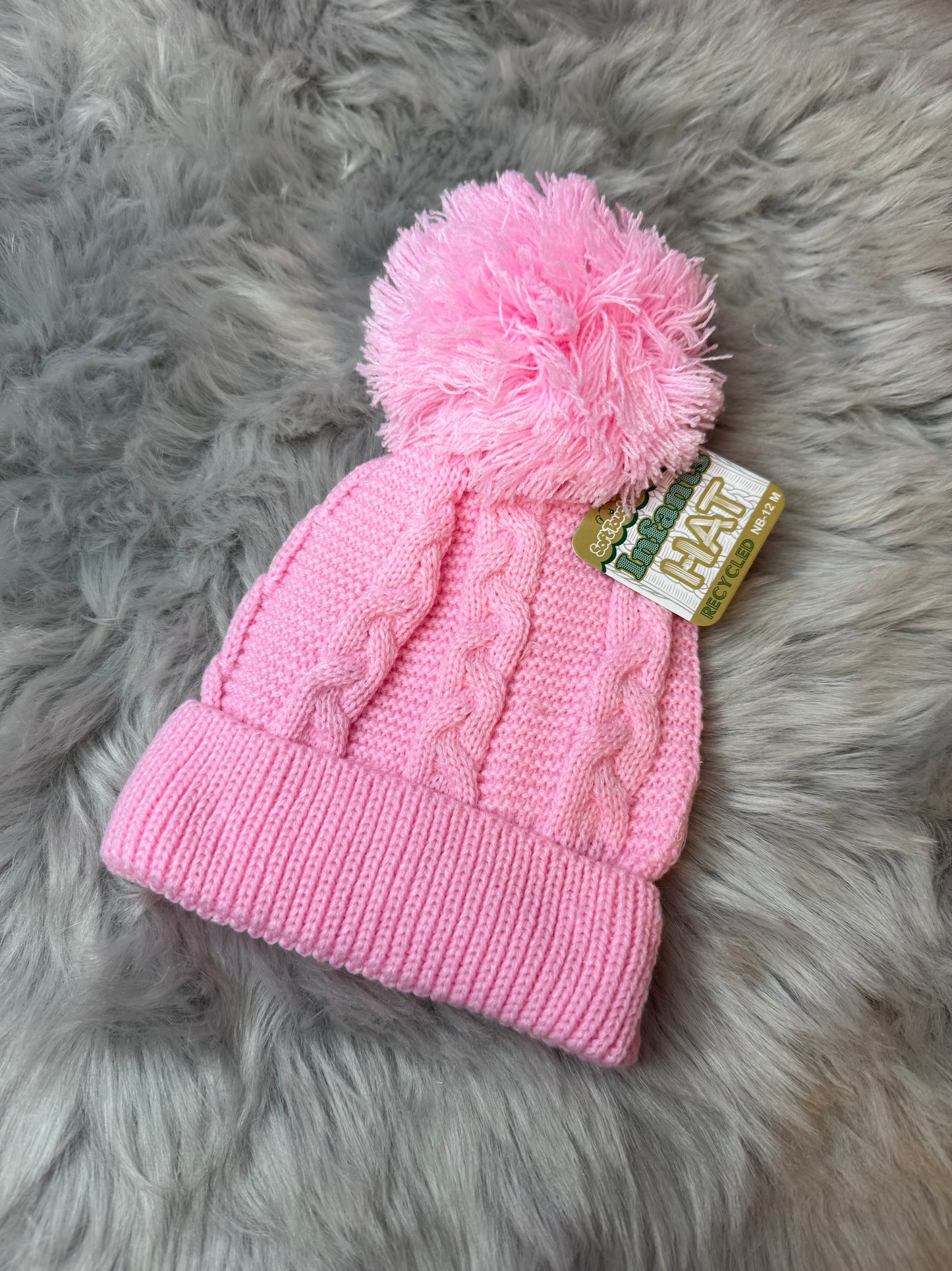 Girls Pink Winter Hat