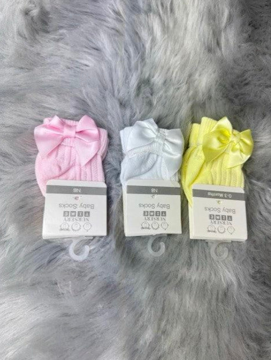 Girls' Ankle Bow Socks